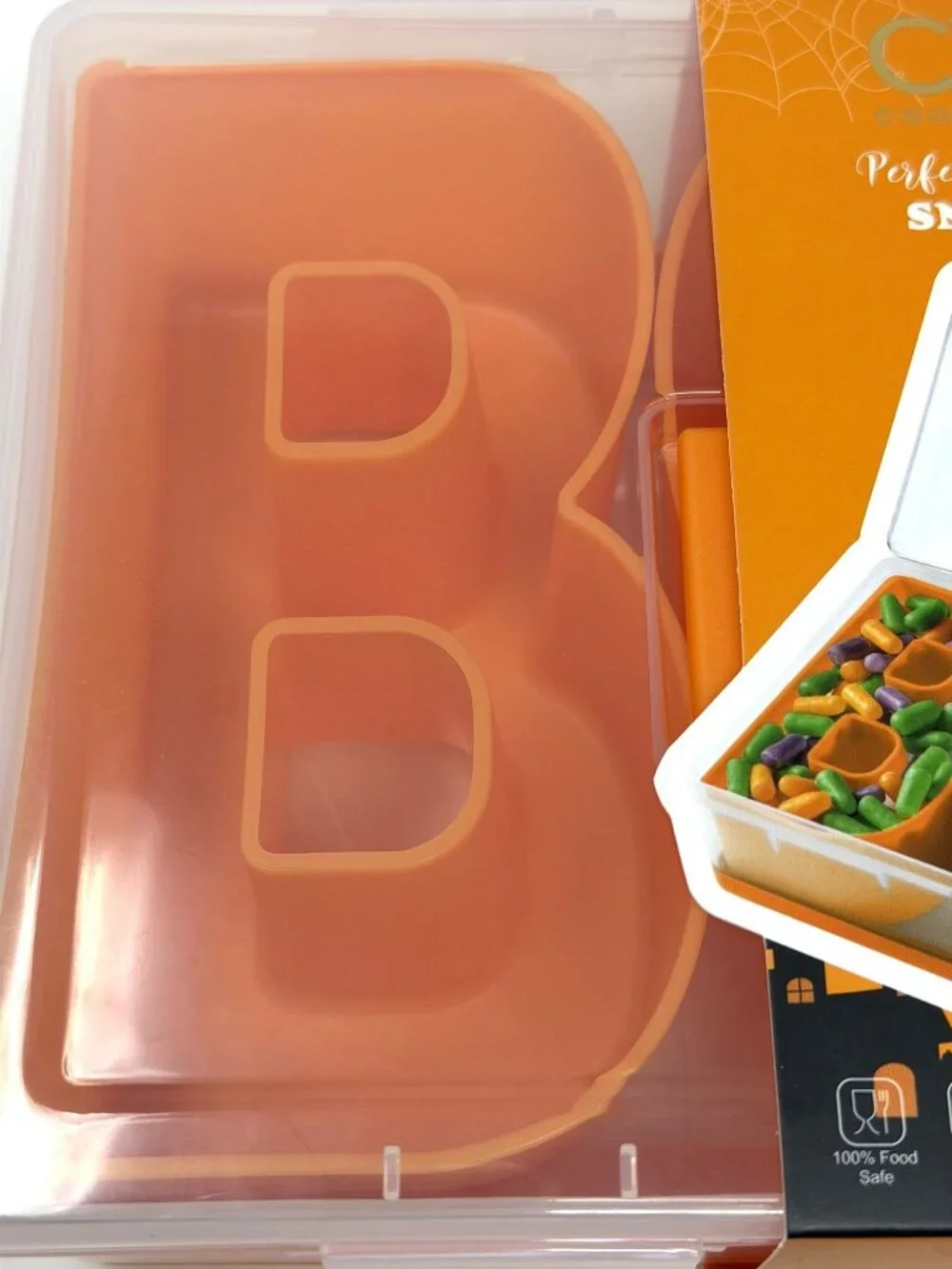 Cook With Color BOO Halloween Snackle Box Food Storage Container On The Go